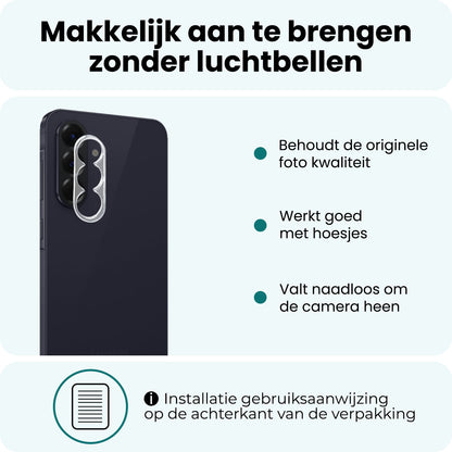 Forterra Samsung A57 Camera Screenprotector Gehard Glas