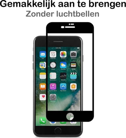 Forterra iPhone 7/8 Screenprotector Gehard Glas - Full Screen
