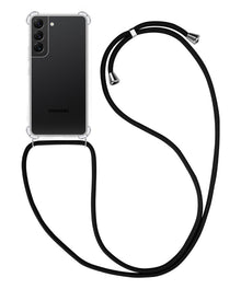 Forterra Samsung S21 Hoesje met Koord Backcover Shockproof - Transparant