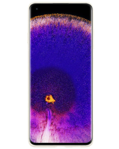 Forterra OPPO Find X5 Hoesje Siliconen Backcover Lichtgewicht - Wit