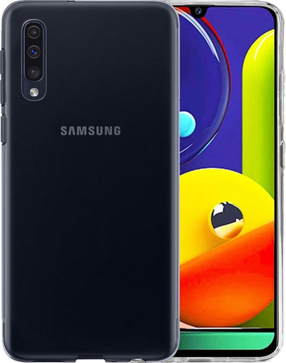 Forterra Samsung A50s Hoesje Siliconen Backcover Lichtgewicht - Transparant