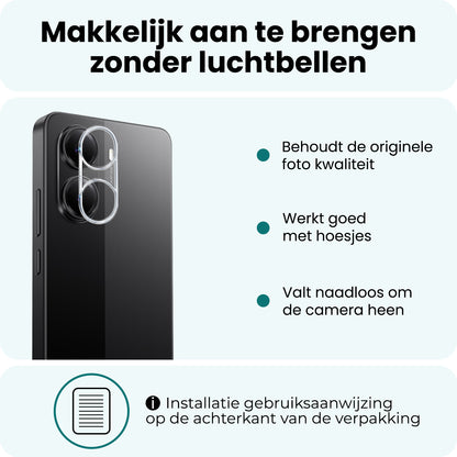 Forterra Xiaomi Poco X7 Pro Camera Screenprotector Gehard Glas