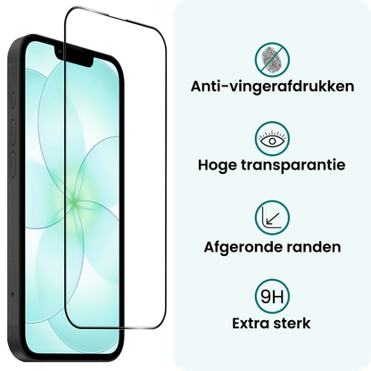 Forterra iPhone 17e Screenprotector Gehard Glas - Full Screen