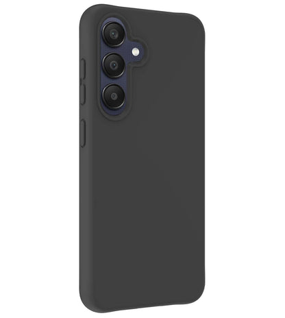 Forterra Samsung A25 Hoesje Siliconen Backcover Lichtgewicht - Zwart