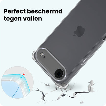 Forterra iPhone Air Hoesje Shockproof Backcover Siliconen - Transparant