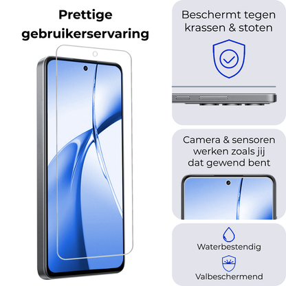 Forterra OnePlus Nord CE 4 Screenprotector Gehard Glas - Anti-kras