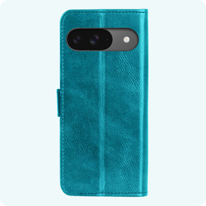 Forterra Google Pixel 9 Hoesje Bookcase Cover met Kaarthouder - Turquoise