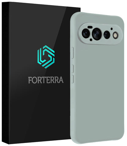 Forterra Google Pixel 11 Pro Hoesje Siliconen Backcover Lichtgewicht - Lichtblauw