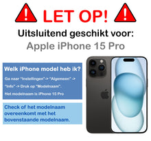 Forterra iPhone 15 Pro Hoesje Siliconen Backcover Lichtgewicht - Donkergroen
