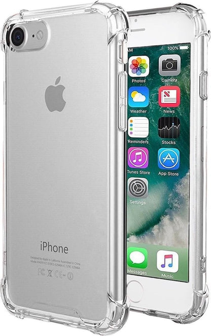Forterra iPhone SE 2020 Hoesje Shockproof Backcover Siliconen - Transparant
