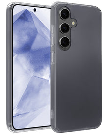 Forterra Samsung A55 Hoesje Siliconen Backcover Lichtgewicht - Transparant