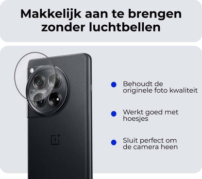 Forterra OnePlus 12 Camera Screenprotector Gehard Glas