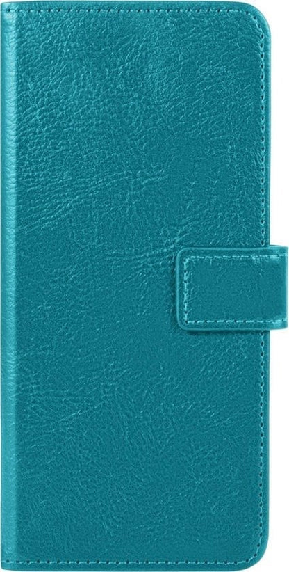 Forterra Samsung S21 Plus Hoesje Bookcase Cover met Kaarthouder - Turquoise