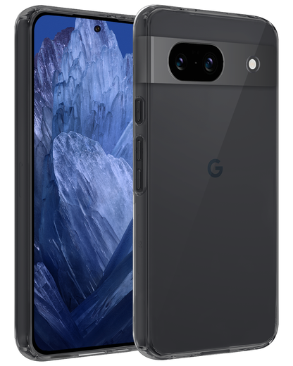 Forterra Google Pixel 8a Hoesje Siliconen Backcover Lichtgewicht - Transparant