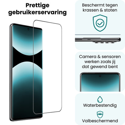 Forterra Xiaomi Redmi Note 14 Pro 5G Screenprotector Gehard Glas - Anti-kras