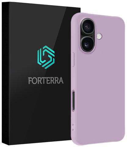 Forterra iPhone 17 Hoesje Siliconen Backcover Lichtgewicht - Lila