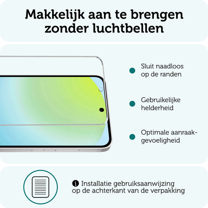 Forterra Samsung S24 FE Screenprotector Gehard Glas - Anti-kras