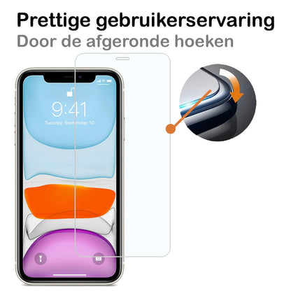 Forterra iPhone 11 Pro Screenprotector Gehard Glas - Volledige dekking