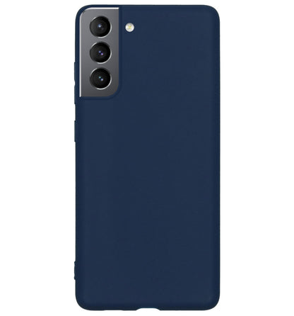 Forterra Samsung S22 Plus Hoesje Siliconen Backcover Lichtgewicht - Donkerblauw