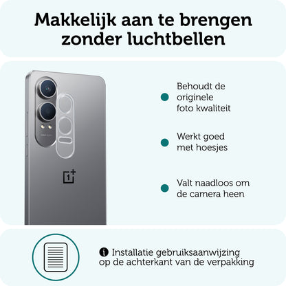 Forterra iPhone 16 Camera Screenprotector Gehard Glas