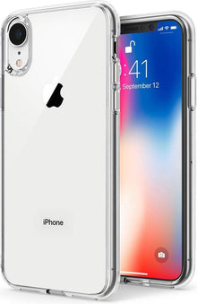 Forterra iPhone XR Hoesje Siliconen Backcover Lichtgewicht - Transparant