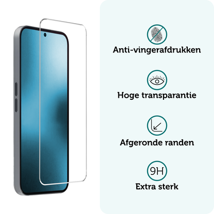 Forterra Nothing Phone 2a Plus Screenprotector Gehard Glas - Anti-kras