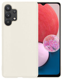 Forterra Samsung A13 4G Hoesje Siliconen Backcover Lichtgewicht - Wit