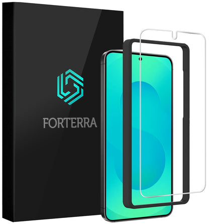 Forterra Samsung S25 Plus Screenprotector Gehard Glas met Installatieframe