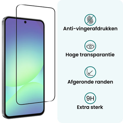 Forterra Samsung A56 Screenprotector Gehard Glas - Full Screen