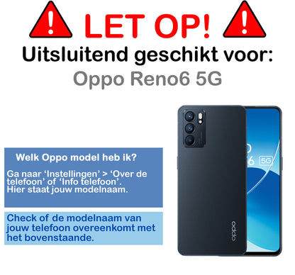 Forterra OPPO Reno 6 Screenprotector Gehard Glas - Anti-kras