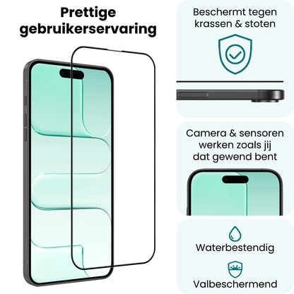 Forterra iPhone Air Screenprotector Gehard Glas - Full Screen