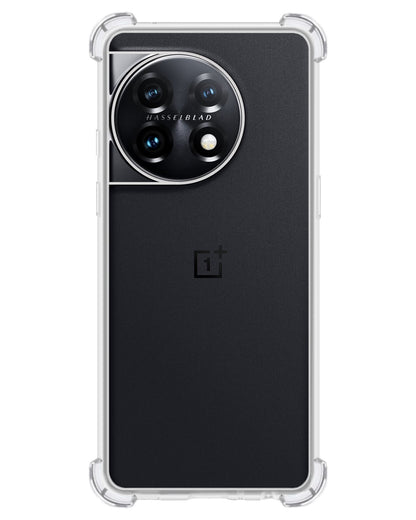 Forterra OnePlus 11 Hoesje Shockproof Backcover Siliconen - Transparant