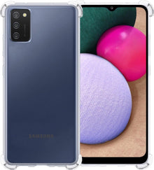 Forterra Samsung A02s Hoesje Shockproof Backcover Siliconen - Transparant