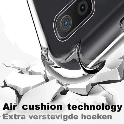 Forterra Samsung A30 Hoesje Shockproof Backcover Siliconen - Transparant