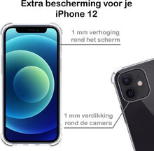Forterra iPhone 12 Mini Hoesje Shockproof Backcover Siliconen - Transparant