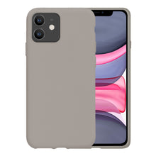 Forterra iPhone 11 Hoesje Siliconen Backcover Lichtgewicht - Grijs