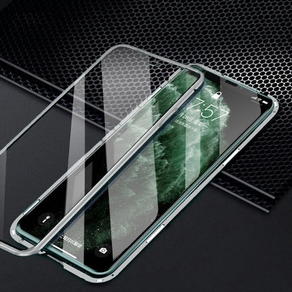 Forterra iPhone 13 Pro Hoesje Magneet Hard Case Shockproof - Zilver