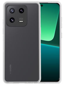 Forterra Xiaomi 13 Pro Hoesje Siliconen Backcover Lichtgewicht - Transparant