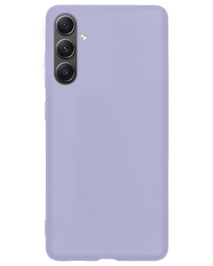 Forterra Samsung A54 Hoesje Siliconen Backcover Lichtgewicht - Lila