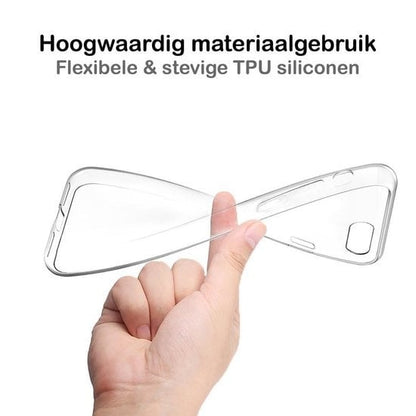 Forterra iPhone SE 2020 Hoesje Siliconen Backcover Lichtgewicht - Transparant