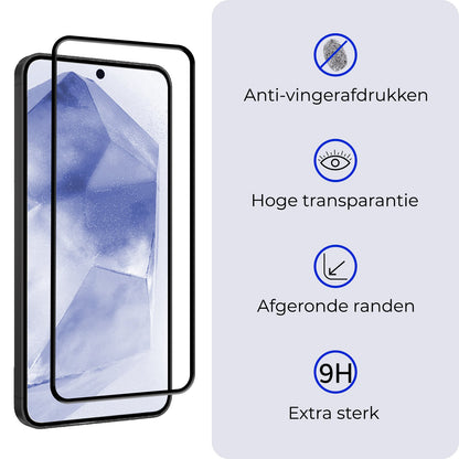 Forterra Samsung A55 Screenprotector Gehard Glas - Full Screen