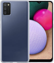 Forterra Samsung A02s Hoesje Siliconen Backcover Lichtgewicht - Transparant