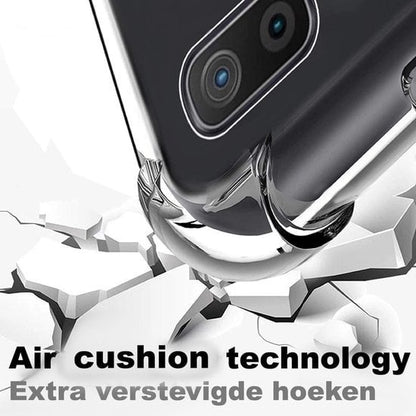 Forterra Samsung A20e Hoesje Shockproof Backcover Siliconen - Transparant