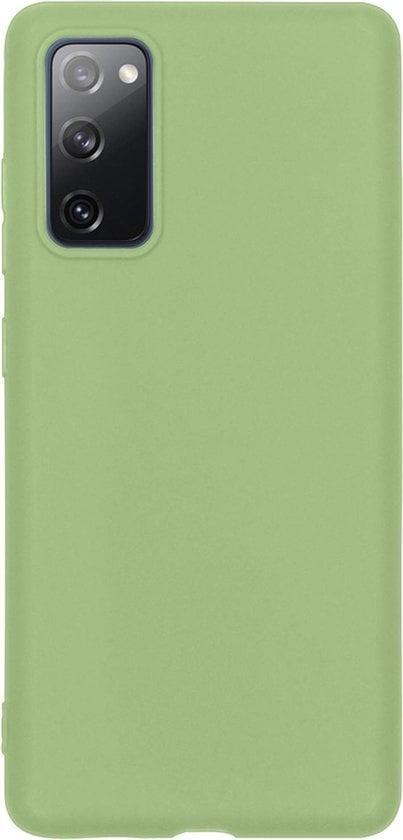 Forterra Samsung A41 Hoesje Siliconen Backcover Lichtgewicht - Groen
