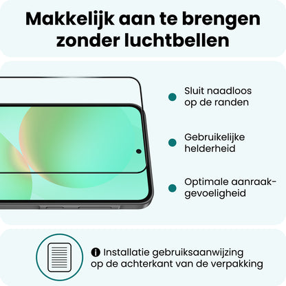 Forterra Samsung A36 Screenprotector Gehard Glas - Full Screen