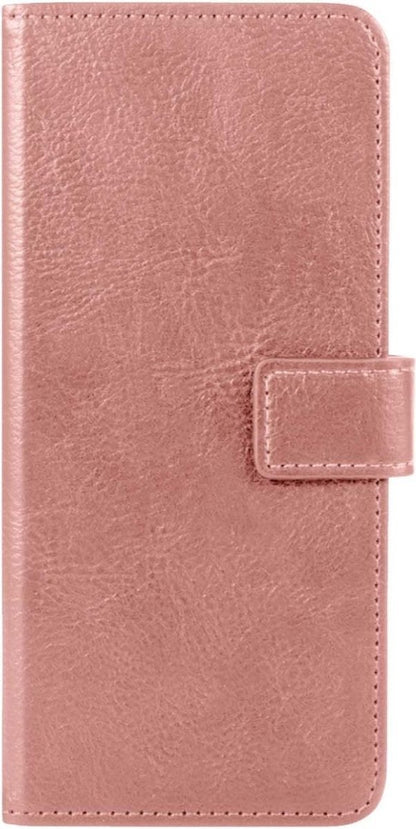 Forterra Samsung A52 5G Hoesje Bookcase Cover met Kaarthouder - Rosé goud