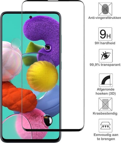 Forterra Samsung A51 Screenprotector Gehard Glas - Full Screen