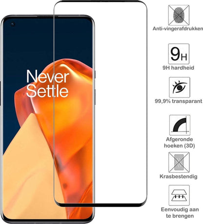 Forterra OnePlus 9 Pro Screenprotector Gehard Glas - Full Screen