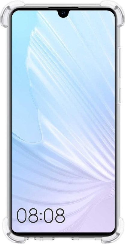 Forterra Huawei P30 Lite Hoesje Shockproof Backcover Siliconen - Transparant