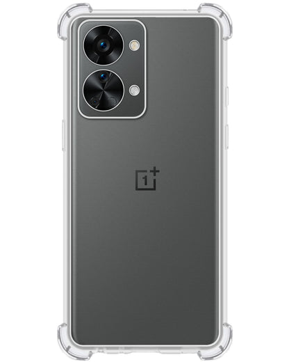 Forterra OnePlus Nord 2T Hoesje Shockproof Backcover Siliconen - Transparant